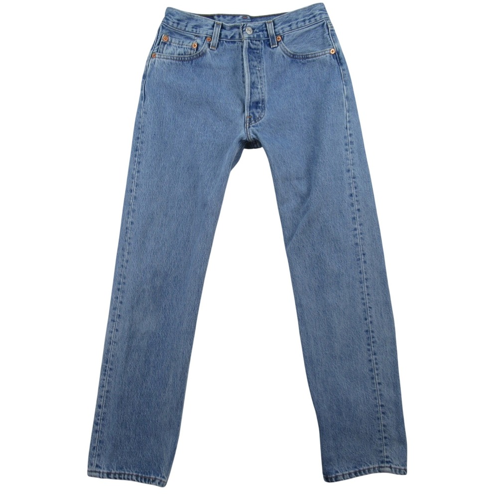 Levi's 501 Jeans Mens 29 Blue Denim Straight Leg USA Made Vintage 90s